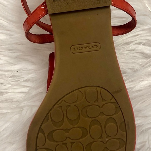 Coach Orange sandals - Picture 5 of 5